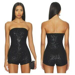 Superdown Amaris Romper Black